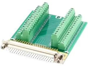 Solderless DB62 Female Breakout Board D-SUB 62 pin Signal Terminal Breakout 3 Row Connector Rail Mount Solderless DB62 Female Breakout Board D-SUB 62 pin Signal Terminal Breakout 3 Row Connector Rail Mount