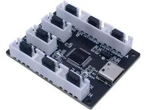 8-Channel USaB to Serial Port Module Ch348Q Type-C Port Expansion Board 8-Channel USaB to Serial Port Module Ch348Q Type-C Port Expansion Board