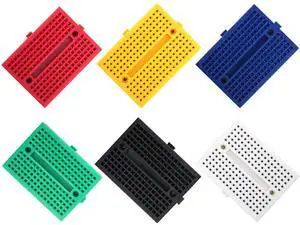 ELEGOO Mini Breadboard Kit 6-Pack, 170-Point Solderless Prototype Boards ELEGOO Mini Breadboard Kit 6-Pack, 170-Point Solderless Prototype Boards