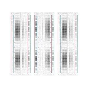 ELEGOO 3pcs Breadboard 830 Point Solderless Prototype PCB Board Kit ELEGOO 3pcs Breadboard 830 Point Solderless Prototype PCB Board Kit
