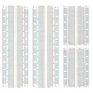 ELEGOO 4PC Solderless Breadboard Kit, 830 & 400 Tie Points Prototype Board ELEGOO 4PC Solderless Breadboard Kit, 830 & 400 Tie Points Prototype Board