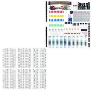 ELEGOO 400-Point Boards with 235pcs Fun Kit Electronics Project Bundle ELEGOO 400-Point Boards with 235pcs Fun Kit Electronics Project Bundle