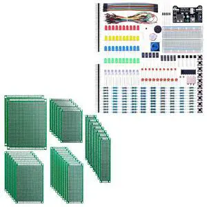 ELEGOO PCB Prototype Board Kit with 235pcs Fun Kit STEM Project Bundle ELEGOO PCB Prototype Board Kit with 235pcs Fun Kit STEM Project Bundle