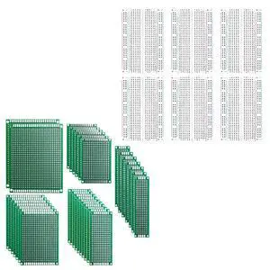 ELEGOO PCB Board Kit with 400-Point Boards Electronics Project Bundle ELEGOO PCB Board Kit with 400-Point Boards Electronics Project Bundle