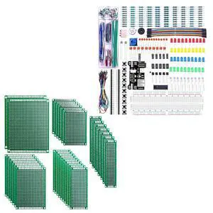 ELEGOO PCB Prototype Board Kit with Fun Kit Electronics Project Bundle ELEGOO PCB Prototype Board Kit with Fun Kit Electronics Project Bundle