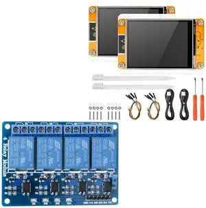 ELEGOO 4 Channel Relay Module and ESP32 Screens Project Bundle for STEM ELEGOO 4 Channel Relay Module and ESP32 Screens Project Bundle for STEM
