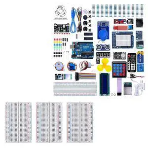 ELEGOO 400-Point Breadboard Kit and UNO R3 Kit Project Bundle for STEM ELEGOO 400-Point Breadboard Kit and UNO R3 Kit Project Bundle for STEM