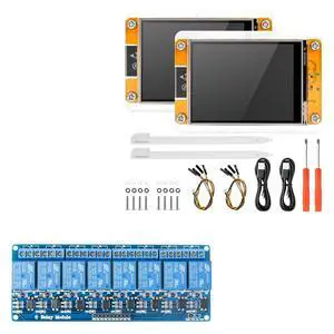 ELEGOO 8 Channel Relay Module and ESP32 Screens Project Bundle for STEM ELEGOO 8 Channel Relay Module and ESP32 Screens Project Bundle for STEM