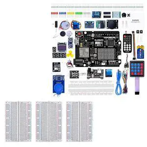 ELEGOO 400-Point Boards and UNO R4 WiFi Kit Electronics Project Bundle ELEGOO 400-Point Boards and UNO R4 WiFi Kit Electronics Project Bundle