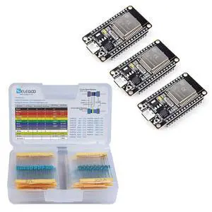 ELEGOO 17-Value Resistor Kit and ESP32 Boards Bundle for STEM Projects ELEGOO 17-Value Resistor Kit and ESP32 Boards Bundle for STEM Projects