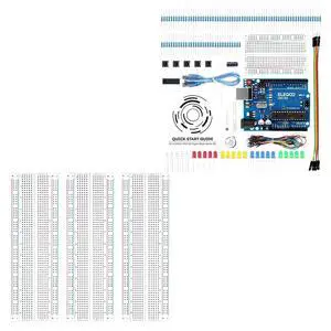 ELEGOO 830-Point Breadboard Kit with UNO Basic Kit STEM Project Bundle ELEGOO 830-Point Breadboard Kit with UNO Basic Kit STEM Project Bundle