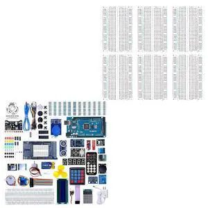 ELEGOO MEGA R3 Kit with 6pcs 400-Point Breadboards STEM Project Bundle ELEGOO MEGA R3 Kit with 6pcs 400-Point Breadboards STEM Project Bundle