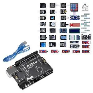 ELEGOO UNO R3 Controller Board and 37-in-1 Sensor Kit Bundle for STEM ELEGOO UNO R3 Controller Board and 37-in-1 Sensor Kit Bundle for STEM