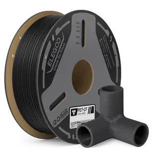 ELEGOO PET-CF 3D Printer Filament 1.75mm Black 1KG ELEGOO PET-CF 3D Printer Filament 1.75mm Black 1KG