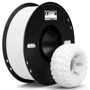 ELEGOO TPU 3D Printer Filament 1.75mm 95A Flexible White 1KG ELEGOO TPU 3D Printer Filament 1.75mm 95A Flexible White 1KG