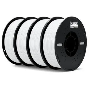 ELEGOO TPU 3D Printer Filament 1.75mm White 4KG 95A Flexible ELEGOO TPU 3D Printer Filament 1.75mm White 4KG 95A Flexible