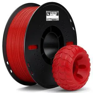 ELEGOO TPU 3D Printer Filament 1.75mm 95A Flexible Red 1KG ELEGOO TPU 3D Printer Filament 1.75mm 95A Flexible Red 1KG