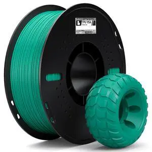 ELEGOO TPU 3D Printer Filament 1.75mm 95A Flexible Green 1KG ELEGOO TPU 3D Printer Filament 1.75mm 95A Flexible Green 1KG