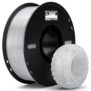 ELEGOO TPU 3D Printer Filament 1.75mm 95A Flexible Translucent 1KG ELEGOO TPU 3D Printer Filament 1.75mm 95A Flexible Translucent 1KG