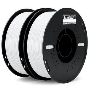 ELEGOO TPU 3D Printer Filament 1.75mm White 2KG 95A Flexible ELEGOO TPU 3D Printer Filament 1.75mm White 2KG 95A Flexible