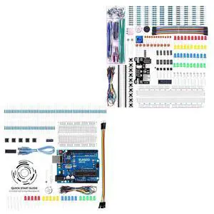 ELEGOO UNO Basic Starter Kit and Upgraded Electronics Kit Bundle for STEM ELEGOO UNO Basic Starter Kit and Upgraded Electronics Kit Bundle for STEM