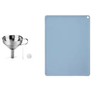 ELEGOO 3D Stainless Steel Funnel and ELEGOO Silicone Slap Mat ELEGOO 3D Stainless Steel Funnel and ELEGOO Silicone Slap Mat