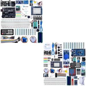 ELEGOO UNO Project Super Starter Kit & ELEGOO Mega R3 Project The Most Complete Ultimate Starter Kit ELEGOO UNO Project Super Starter Kit & ELEGOO Mega R3 Project The Most Complete Ultimate Starter Kit