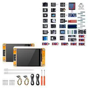 ELEGOO ESP32 Screens and 37-in-1 Sensor Kit Electronics Project Bundle ELEGOO ESP32 Screens and 37-in-1 Sensor Kit Electronics Project Bundle