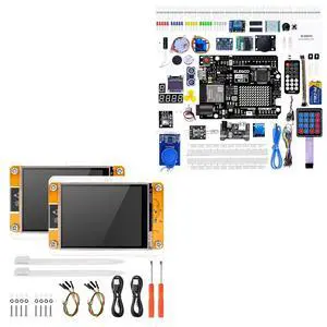 ELEGOO ESP32 Screens with UNO R4 WiFi Kit Electronics Project Bundle ELEGOO ESP32 Screens with UNO R4 WiFi Kit Electronics Project Bundle