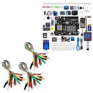 ELEGOO Clip Test Leads with UNO R4 WiFi Kit Electronics Project Bundle ELEGOO Clip Test Leads with UNO R4 WiFi Kit Electronics Project Bundle
