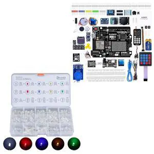 ELEGOO 350pcs LED Kit with UNO R4 WiFi Kit Electronics Project Bundle ELEGOO 350pcs LED Kit with UNO R4 WiFi Kit Electronics Project Bundle
