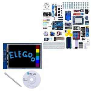 ELEGOO 2.8 Inch TFT Touch Screen and UNO R3 Kit Project Bundle for STEM ELEGOO 2.8 Inch TFT Touch Screen and UNO R3 Kit Project Bundle for STEM