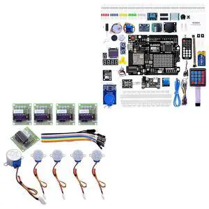 ELEGOO Stepper Motor Kit with UNO R4 WiFi Kit Bundle for STEM Projects ELEGOO Stepper Motor Kit with UNO R4 WiFi Kit Bundle for STEM Projects