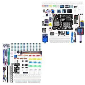 ELEGOO Electronics Fun Kit and UNO R4 WiFi Kit Project Bundle for STEM ELEGOO Electronics Fun Kit and UNO R4 WiFi Kit Project Bundle for STEM
