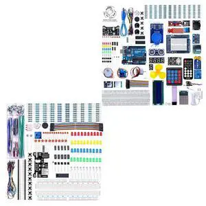 ELEGOO Electronics Fun Kit and UNO R3 Complete Kit STEM Project Bundle ELEGOO Electronics Fun Kit and UNO R3 Complete Kit STEM Project Bundle