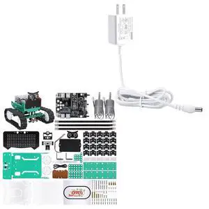ELEGOO OwlBot V2 Robot Kit and 9V 1A Power Adapter STEM Project Bundle ELEGOO OwlBot V2 Robot Kit and 9V 1A Power Adapter STEM Project Bundle