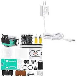 ELEGOO Owl Robot Kit with 9V 1A Power Adapter Bundle for STEM Projects ELEGOO Owl Robot Kit with 9V 1A Power Adapter Bundle for STEM Projects