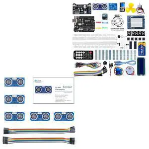 ELEGOO UNO Super Starter Kit and 5PCS Ultrasonic Sensor Kit Bundle for STEM ELEGOO UNO Super Starter Kit and 5PCS Ultrasonic Sensor Kit Bundle for STEM