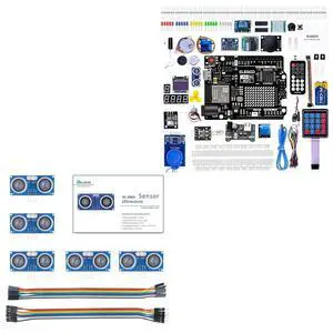 ELEGOO UNO R4 WiFi Starter Kit and 5PCS Ultrasonic Sensor Bundle for STEM ELEGOO UNO R4 WiFi Starter Kit and 5PCS Ultrasonic Sensor Bundle for STEM