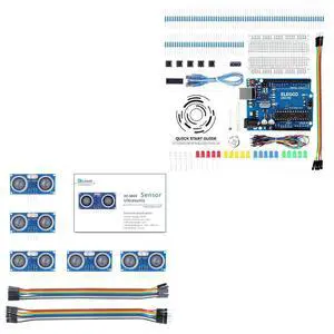 ELEGOO UNO Basic Starter Kit and 5PCS Ultrasonic Sensor Kit Bundle for STEM ELEGOO UNO Basic Starter Kit and 5PCS Ultrasonic Sensor Kit Bundle for STEM