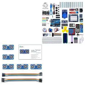 ELEGOO UNO R3 Complete Kit and 5PCS Ultrasonic Sensor Kit Bundle for STEM ELEGOO UNO R3 Complete Kit and 5PCS Ultrasonic Sensor Kit Bundle for STEM