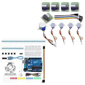 ELEGOO UNO Basic Starter Kit and Stepper Motor Driver Kit Bundle for STEM ELEGOO UNO Basic Starter Kit and Stepper Motor Driver Kit Bundle for STEM