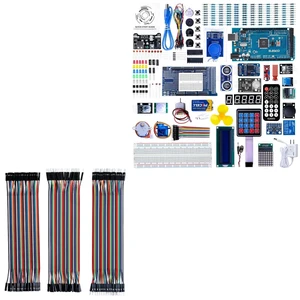 120pcs Multicolored Dupont Wire & Mega R3 Project The Most Complete Ultimate Starter Kit 120pcs Multicolored Dupont Wire & Mega R3 Project The Most Complete Ultimate Starter Kit