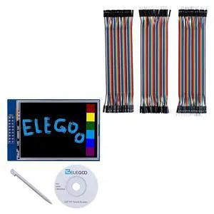 2.8 Inch TFT Touch Screen with Dupont Wires STEM Project Bundle 2.8 Inch TFT Touch Screen with Dupont Wires STEM Project Bundle