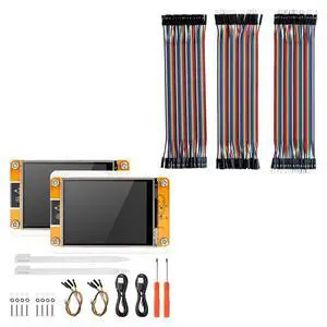 ESP-32 Touch Screen 2-Pack and Dupont Wires STEM Project Bundle ESP-32 Touch Screen 2-Pack and Dupont Wires STEM Project Bundle