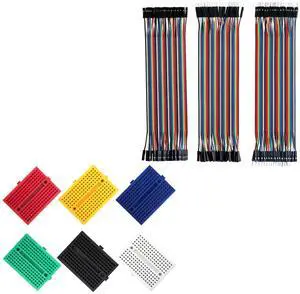 Mini Breadboard Kit and 120pcs Dupont Wires STEM Project Bundle Mini Breadboard Kit and 120pcs Dupont Wires STEM Project Bundle
