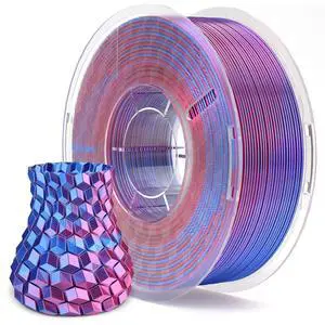 Silk PLA 3D Printer Filament 1.75mm Magenta Blue 1KG Silk PLA 3D Printer Filament 1.75mm Magenta Blue 1KG