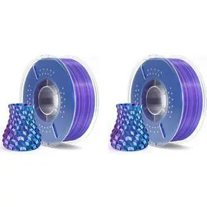 Silk PLA Filament Blue Purple 1KG & Blue Purple Black 1KG Silk PLA Filament Blue Purple 1KG & Blue Purple Black 1KG