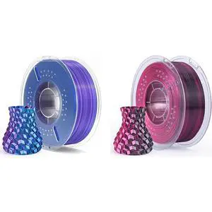 Silk PLA Filament 1.75mm Blue Purple 1KG & Black Red 1KG Silk PLA Filament 1.75mm Blue Purple 1KG & Black Red 1KG