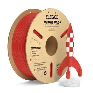 Rapid PLA Plus 3D Printer Filament 1.75mm Red 1KG Rapid PLA Plus 3D Printer Filament 1.75mm Red 1KG